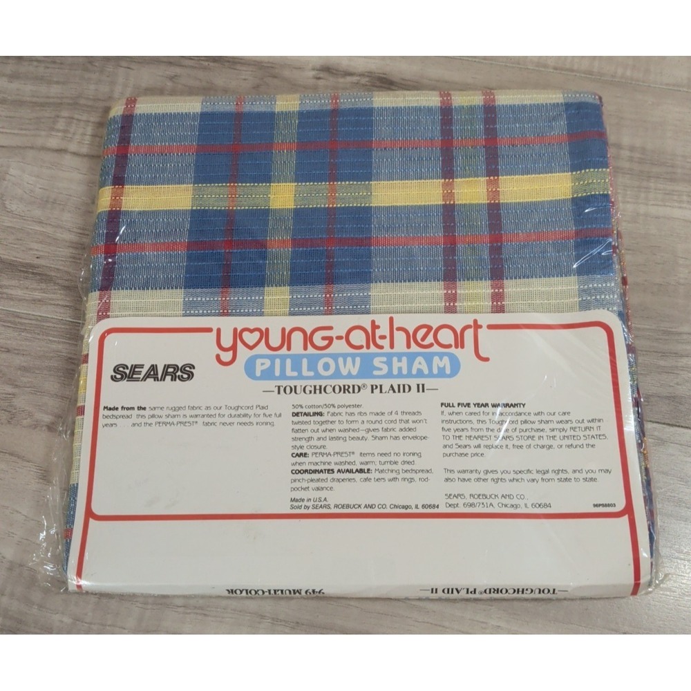 SEARS Young-at-heart PILLOW SHAM (FITS STANDARD 20IN.X26IN) PILLOW 949